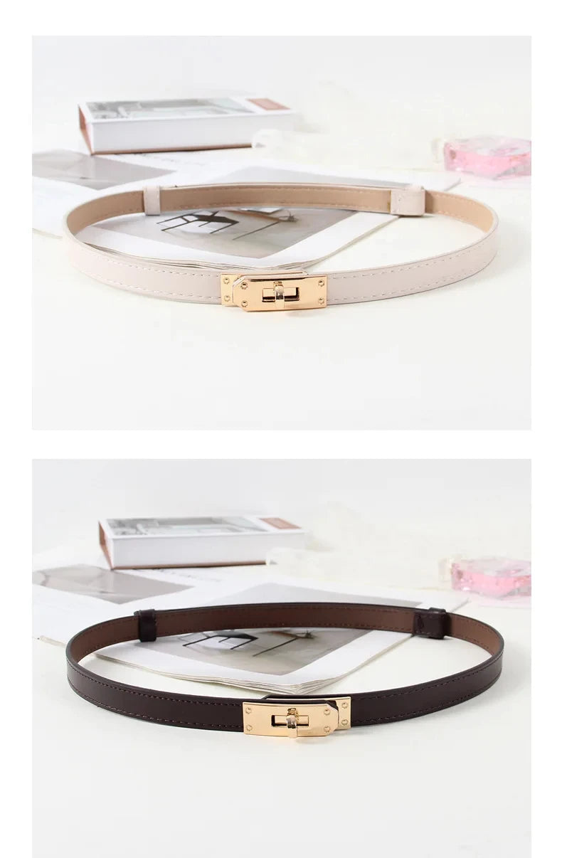 2025 Fashion New Women's Leather Clothing Accessories Belt, Suit Jacket Dress Strap Buckle Belt.