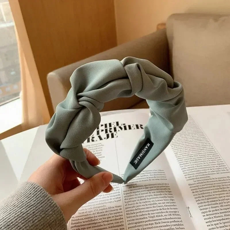 Fashion Hair Hoop Hair Bands for Women Girls Flower Solid Color Headbands Designer Wide Hairband Hair Accessories Headwear