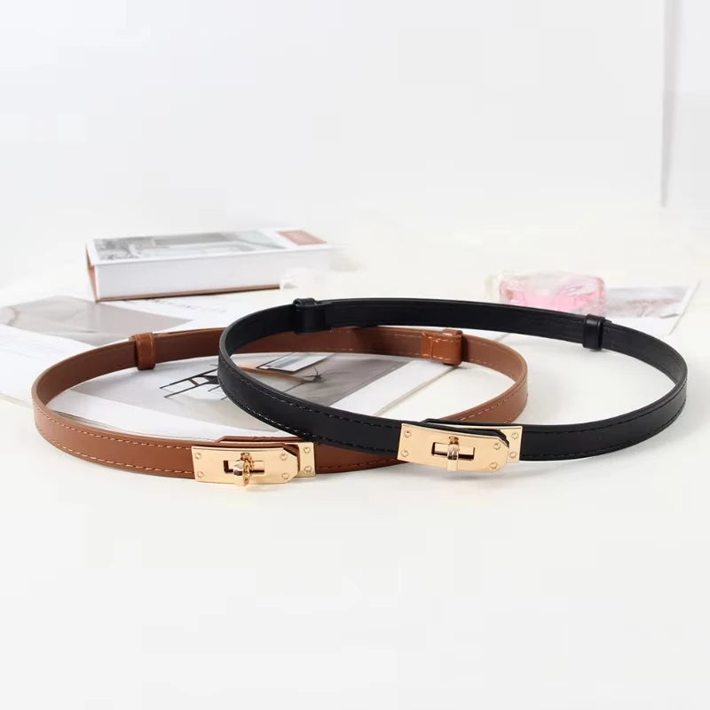 2025 Fashion New Women's Leather Clothing Accessories Belt, Suit Jacket Dress Strap Buckle Belt.