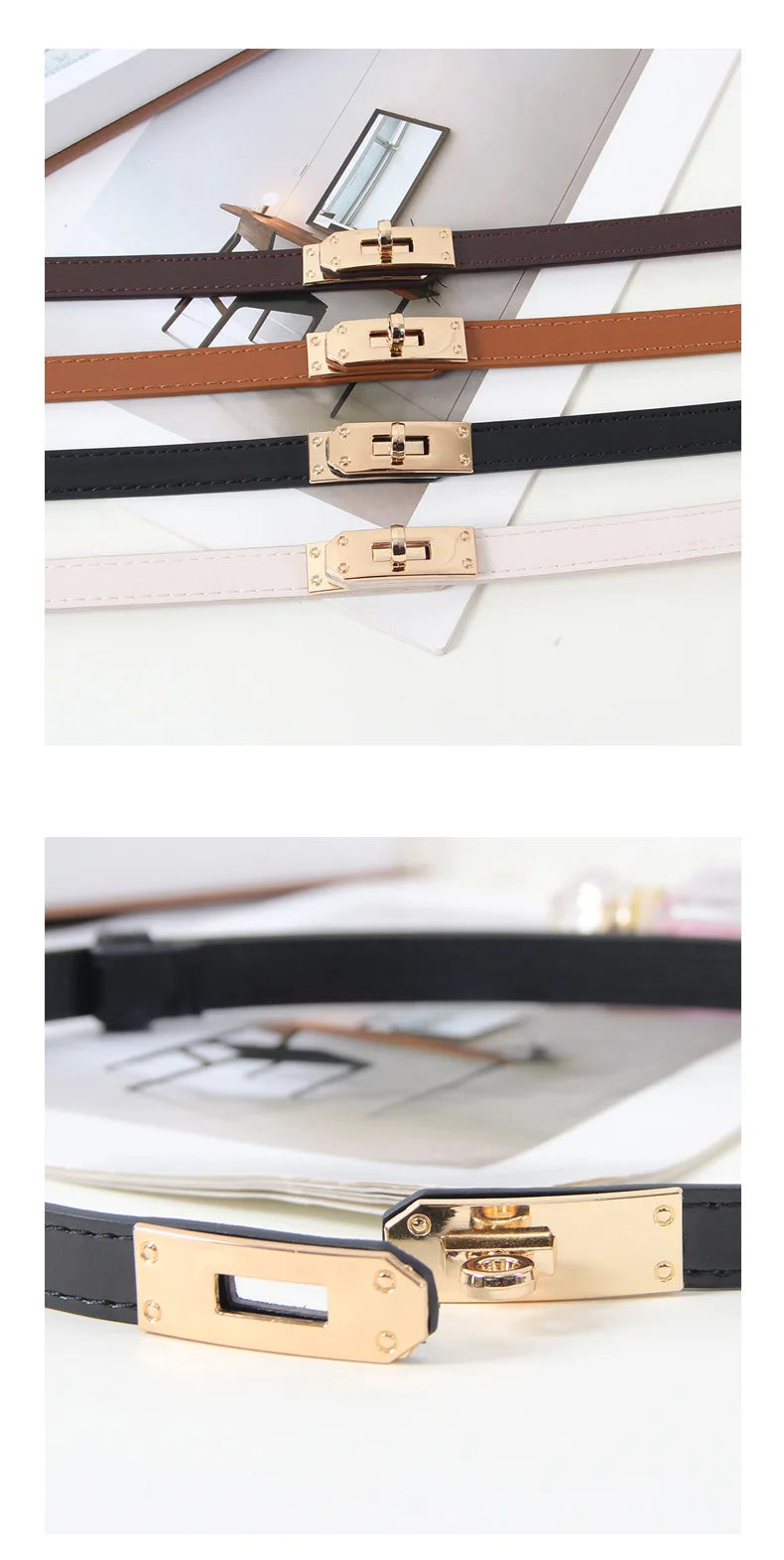 2025 Fashion New Women's Leather Clothing Accessories Belt, Suit Jacket Dress Strap Buckle Belt.