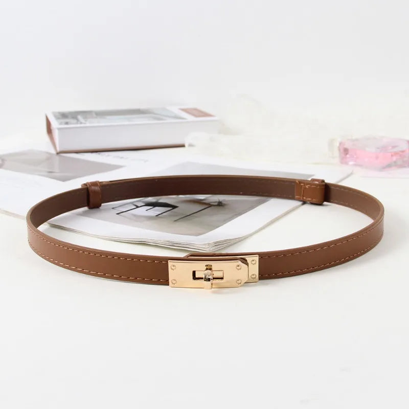 2025 Fashion New Women's Leather Clothing Accessories Belt, Suit Jacket Dress Strap Buckle Belt.
