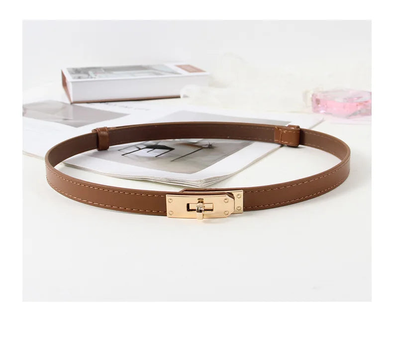 2025 Fashion New Women's Leather Clothing Accessories Belt, Suit Jacket Dress Strap Buckle Belt.