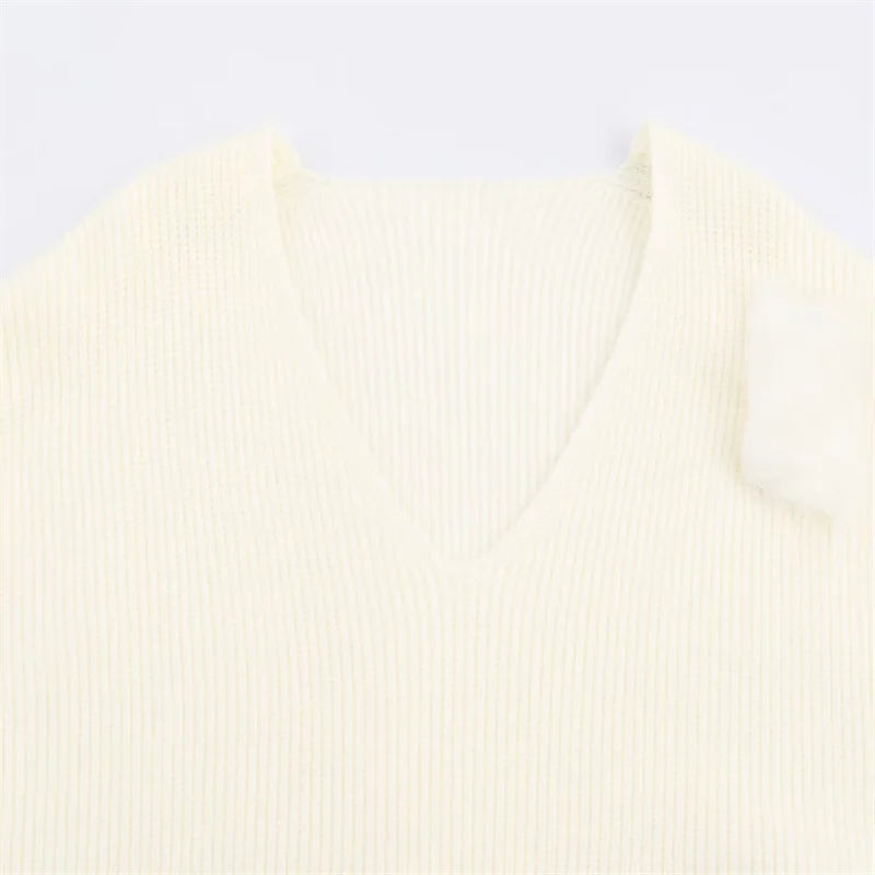 2025 Fall Fashion Trend: Fuzzy Knit Dress with Trendy Cuffs