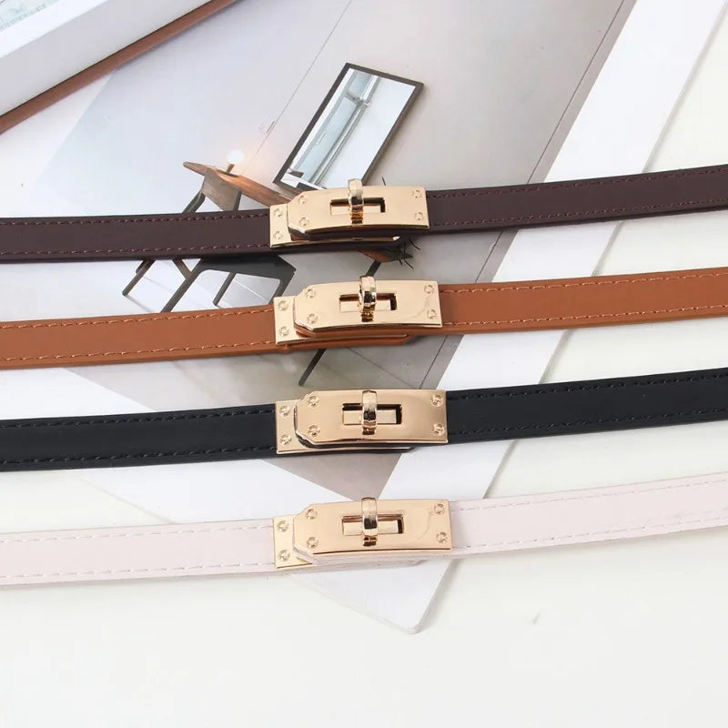 2025 Fashion New Women's Leather Clothing Accessories Belt, Suit Jacket Dress Strap Buckle Belt.