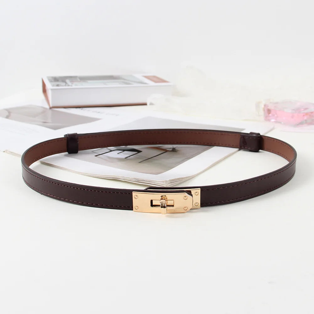 2025 Fashion New Women's Leather Clothing Accessories Belt, Suit Jacket Dress Strap Buckle Belt.