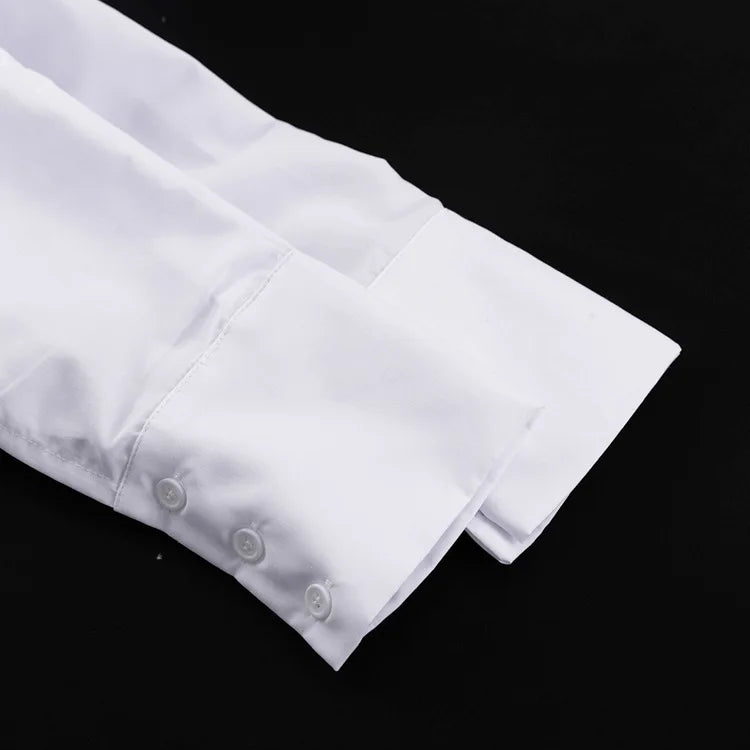 Fashion White Woman Blouse 2025 New Elegant Lapel Long Sleeve Shirt Blusa Streetwear Chic Pocket Blusa Top Female Clothing