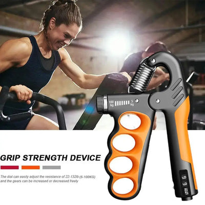 5-100Kg Hand Gripper Gym Wrist Expander Hand Strengthener Adjustable Dynamometer Hand Grip Finger Forearm Trainer Muscle Recover - L&S Fashion