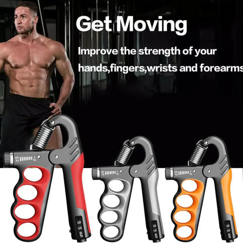 5-100Kg Hand Gripper Gym Wrist Expander Hand Strengthener Adjustable Dynamometer Hand Grip Finger Forearm Trainer Muscle Recover - L&S Fashion