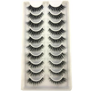 10Pairs 3d Mink Dramatic Volume Lashes Bulk Faux Thick Long Wispy Natural Mink Lashes Pack Short Wholesales Natural False lashes - L&S Fashion