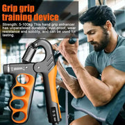 5-100Kg Hand Gripper Gym Wrist Expander Hand Strengthener Adjustable Dynamometer Hand Grip Finger Forearm Trainer Muscle Recover - L&S Fashion